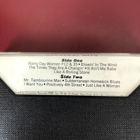 Vintage Bob Dylan's Greatest Hits Cassette Tape - Picture 5 of 7
